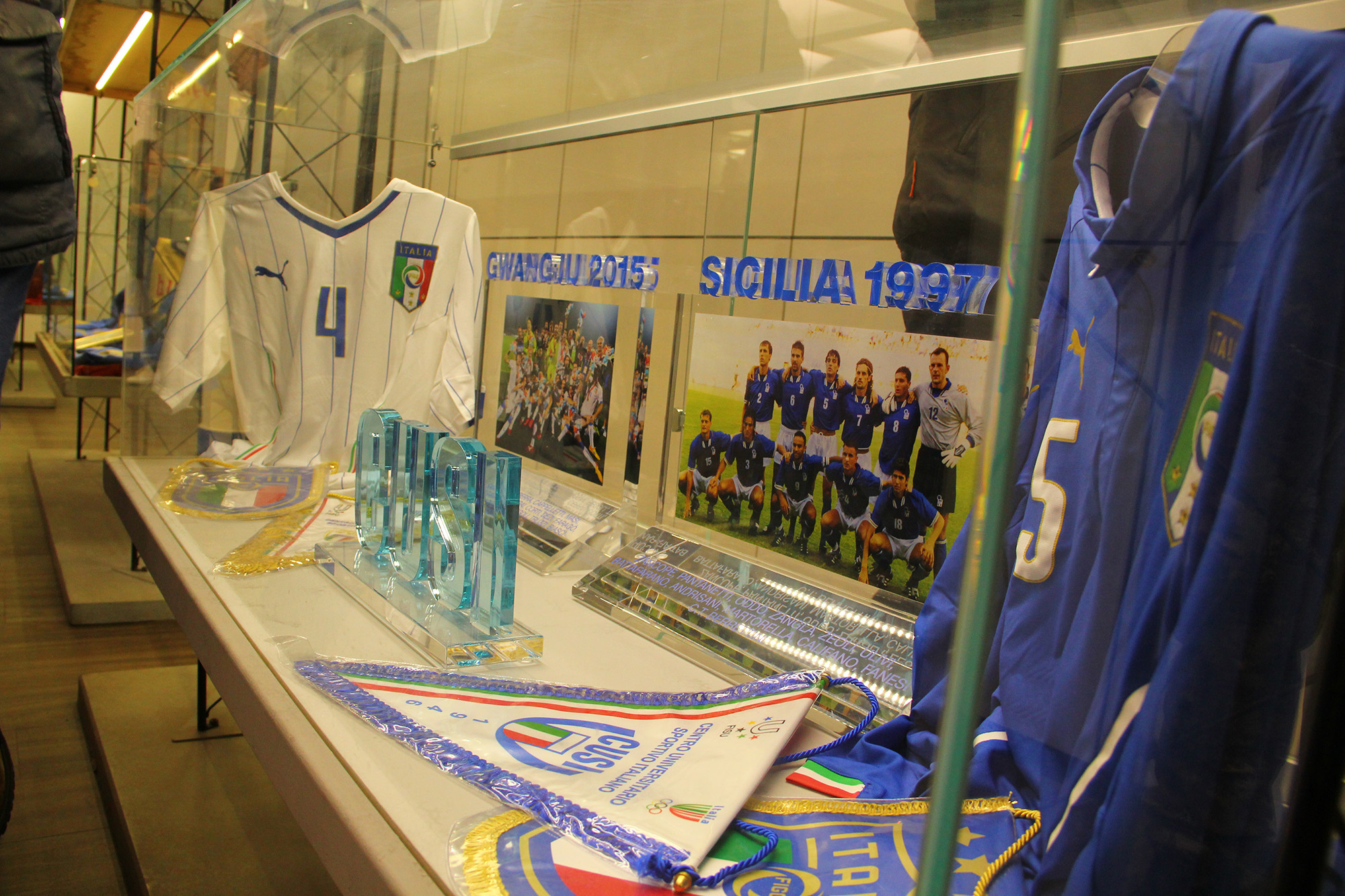 Al Museo del Calcio di Coverciano la teca CUSI della Nazionale  Universitaria di calcio – FederCUSI